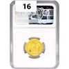 Image 2 : 2023 G.B £25 1/4oz. Gold NGC MS69 KCIII OBV 453rd