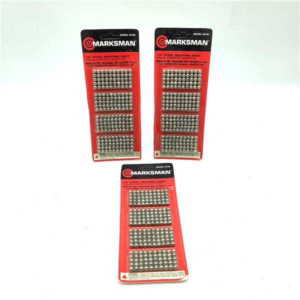 thumbnail image 2 of Marksman 250 Count 1/4" Steel Hunting Shot BBs – Perfect For Slingshots, Model 3100 2 of 4