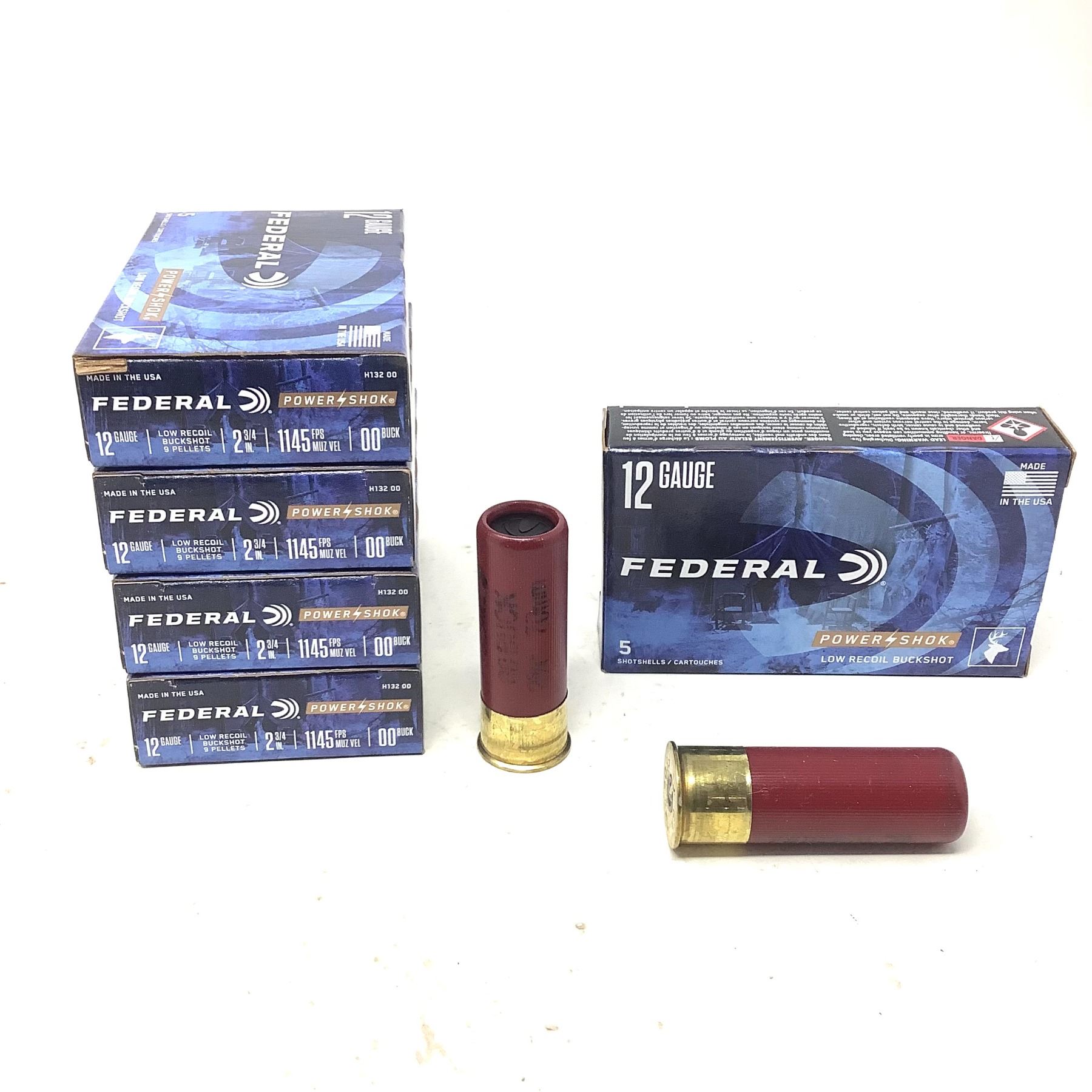 Federal Power Shok Low Recoil 12 Ga 2 3 4 00 Buck Ammunition 25 Rounds federal-power-shok-low-recoil-12-ga-2-3-4-00-buck-ammunition-25-rounds
