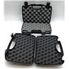 Image 2 : Foam Lined Pistol Cases X 2 Qty