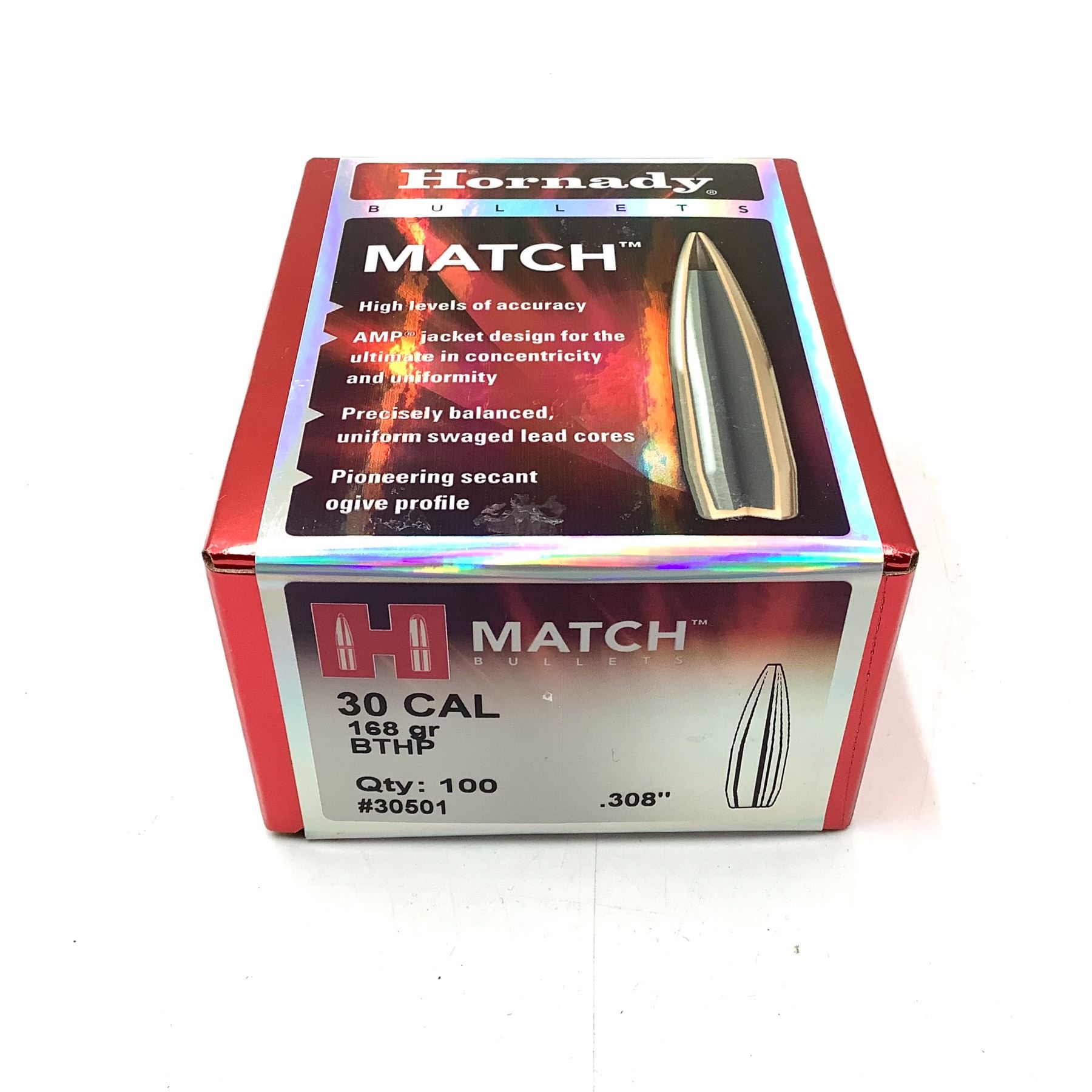 Bthp Hornady Match 30 Cal .308
