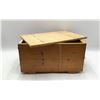 Image 1 : Wood Storage Box, 18" X 12" X 9"