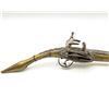 Image 2 : Rat-Tail Brass-Clad Flintlock Pistol, .62 Calibre, Antique