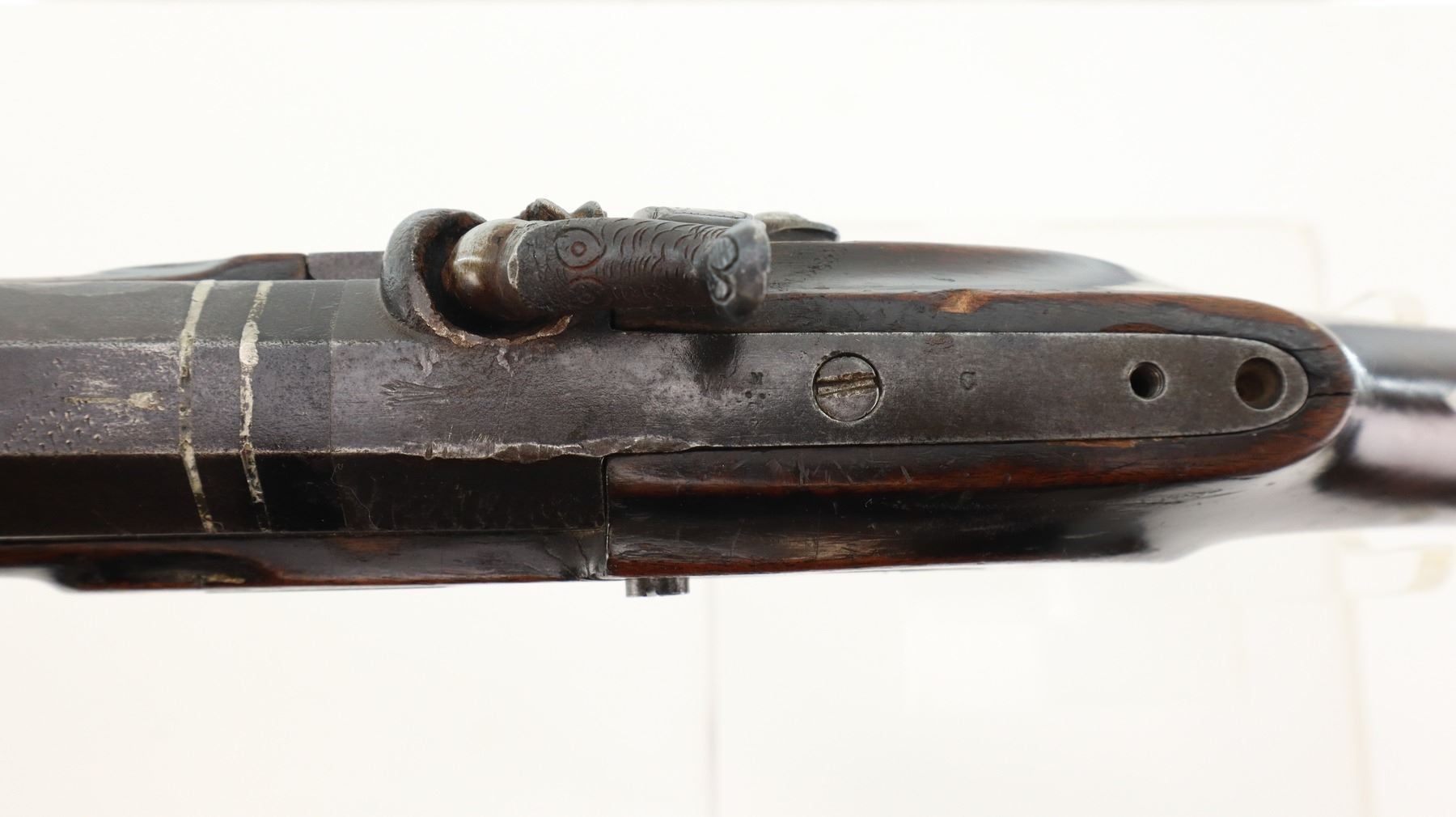 Antique W.M CLEVELAND. Percussion Target Rifle, 40 Cal