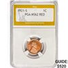 Image 1 : 1921-S Wheat Cent PGA MS62 RED