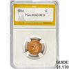Image 1 : 1866 Indian Head Cent PGA MS63 RED