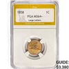 Image 1 : 1858 Flying Eagle Cent PGA MS64+ LG. Letters