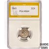 Image 1 : 1865 Nickel Three Cent PGA MS64