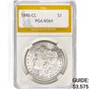Image 1 : 1890-CC Morgan Silver Dollar PGA MS64