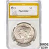 Image 1 : 1921 Morgan Silver Dollar PGA MS62