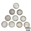 Image 1 : 1893 US Columbian Half Dollars [10 Coins]