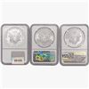 Image 2 : [3] American Silver Eagle NGC MS69 1987-1988