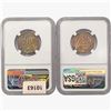 Image 2 : [2] Washington Silver Quarters NGC MS66 1955-1958