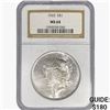 Image 1 : 1922 Silver Peace Dollar NGC MS64