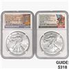 Image 1 : [2] 2021P A.S.E. NGC MS70 Heraldic Eagle T-1