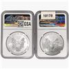 Image 2 : [2] 2021P A.S.E. NGC MS70 Heraldic Eagle T-1