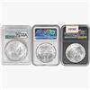 Image 2 : [3] 2021 American Silver Eagle NGC,PCGS MS69 Ty. 1