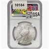 Image 2 : 1926 Silver Peace Dollar NGC MS62