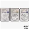 Image 1 : [3] 2021 A.S.E. NGC MS69 Heraldic Eagle T-1