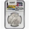 Image 2 : 1926 Silver Peace Dollar NGC MS61