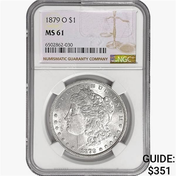 1879-O Morgan Silver Dollar NGC MS61