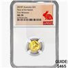 Image 1 : 2023P $5 1/20oz. Gold Australia Rabbit NGC MS70