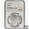 Image 1 : 1923-D Silver Peace Dollar NGC AU58