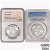 Image 1 : [2] 1960 Franklin Half Dollar NGC,PCGS MS64 FBL