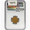 Image 2 : 1876 Indian Head Cent NGC AU58 BN