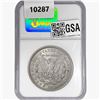 Image 2 : 1921 Morgan Silver Dollar NGC Genuine Binion Colle