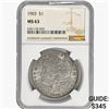 Image 1 : 1903 Morgan Silver Dollar NGC MS63