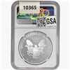 Image 2 : 2021-W American Silver Eagle NGC PF69 UC, Heraldic