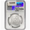 Image 2 : 1891 Morgan Silver Dollar NGC MS62