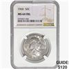 Image 1 : 1960 Franklin Half Dollar NGC MS64 FBL