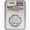 Image 2 : 1960 Franklin Half Dollar NGC MS64 FBL