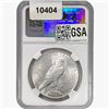 Image 2 : 1935 Silver Peace Dollar NGC MS62