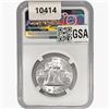 Image 2 : 1960 Franklin Half Dollar NGC MS64 FBL