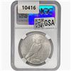 Image 2 : 1935 Silver Peace Dollar NGC MS62