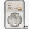 Image 1 : 1903 Morgan Silver Dollar NGC MS62