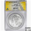 Image 1 : 1878 7/8TF Morgan Silver Dollar ANACS MS63 VAM-37