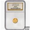 Image 1 : 1938 Egypt 20 Pesos .0478oz. Gold NGC MS64