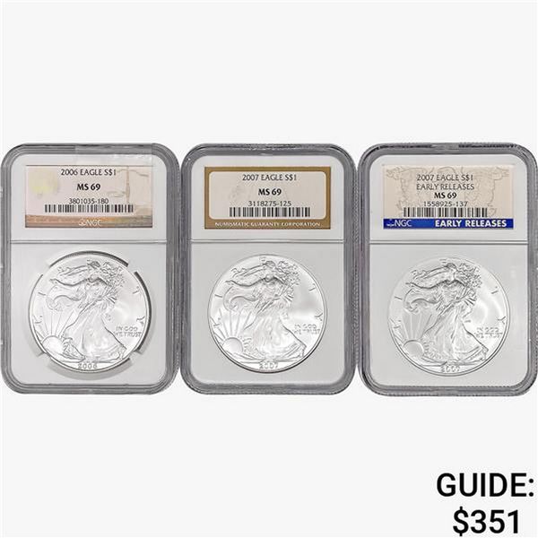 [3] A.S.E. NGC MS69 2006-2007