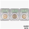 Image 1 : [3] Franklin Silver 50C PCGS MS65 1956-1958