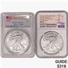 Image 1 : [2] 2020 A.S.E. NGC,PCGS MS70