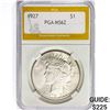 Image 1 : 1927 Silver Peace Dollar PGA MS62