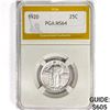 Image 1 : 1920 Standing Liberty Quarter PGA MS64