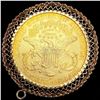 Image 2 : 1894-S $20 Gold Dbl Eagle w/ Bezel CLOSELY UNCIRCU