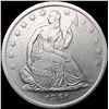 Image 1 : 1861-S Seated Liberty Half Dollar CLOSELY UNCIRCUL
