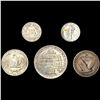 Image 2 : [5] Varied us Silver Coinage (1908, 1917, 1944-S,