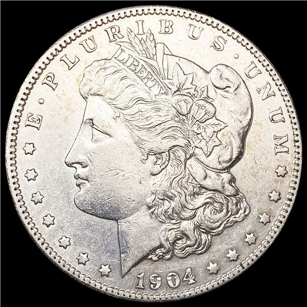 1904-S Morgan Silver Dollar CLOSELY UNCIRCULATED